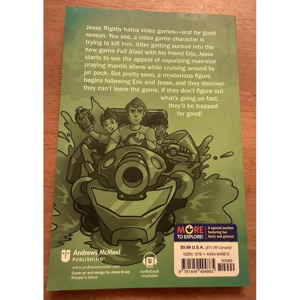 Trapped in‎ a Video Game Ser.: Trapped in a Video Game by Dustin Brady (2018,...